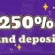 GoldenMister Casino 250% Second Deposit Bonus